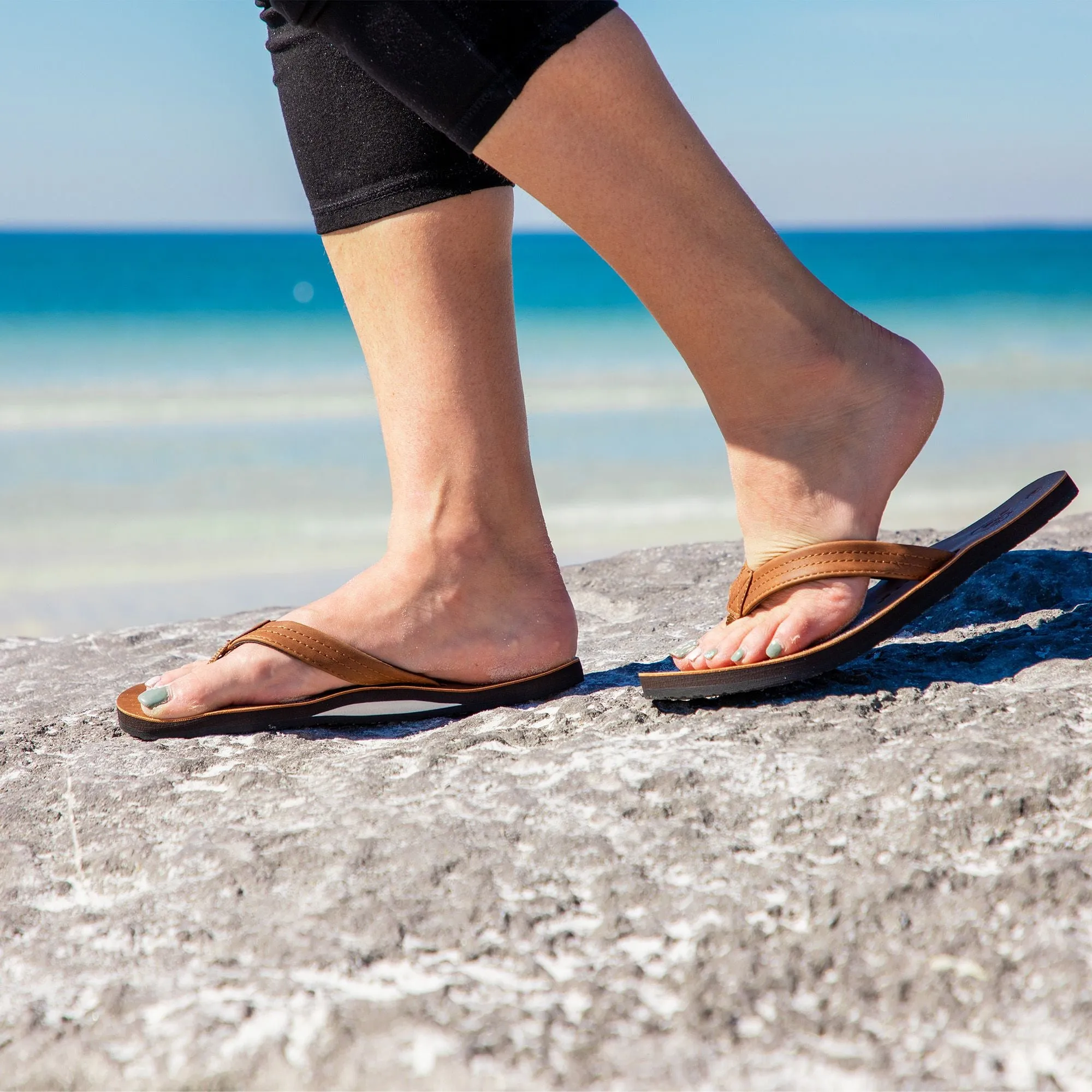 Qwave Ladies' Vegan Leather Sandals