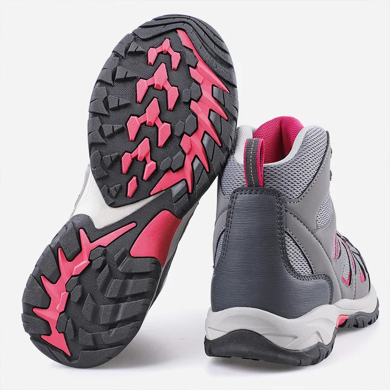 riemot Women's Waterproof Hiking Boots Non-Slip Outdoor Trekking Camping Trail Boots Lightweight Breathable Hiking Boots