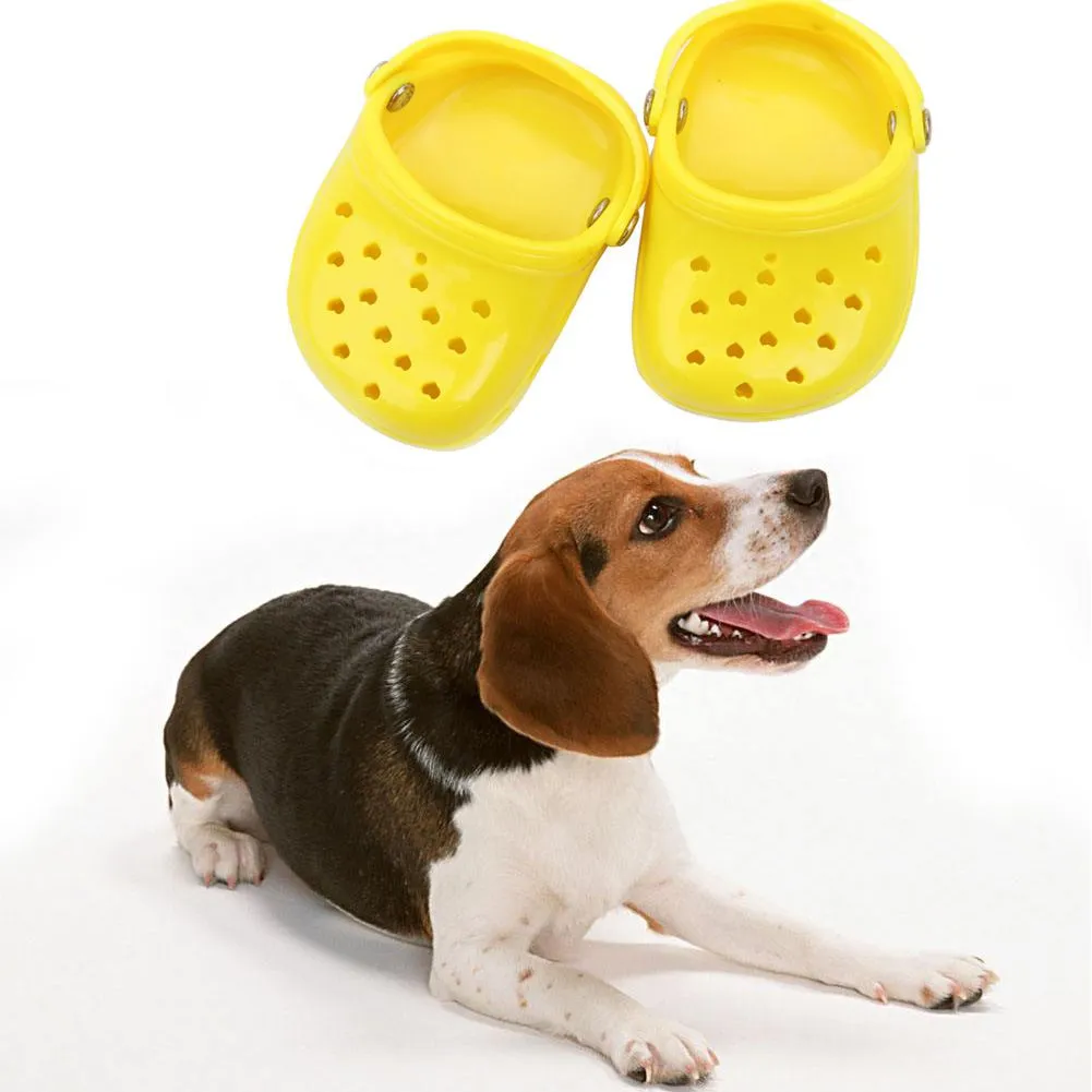 Rubber Slip On Sandals