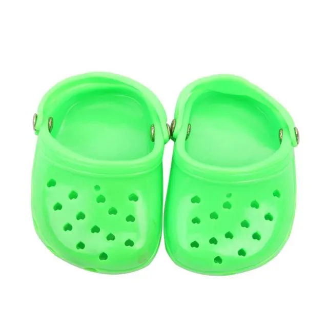 Rubber Slip On Sandals