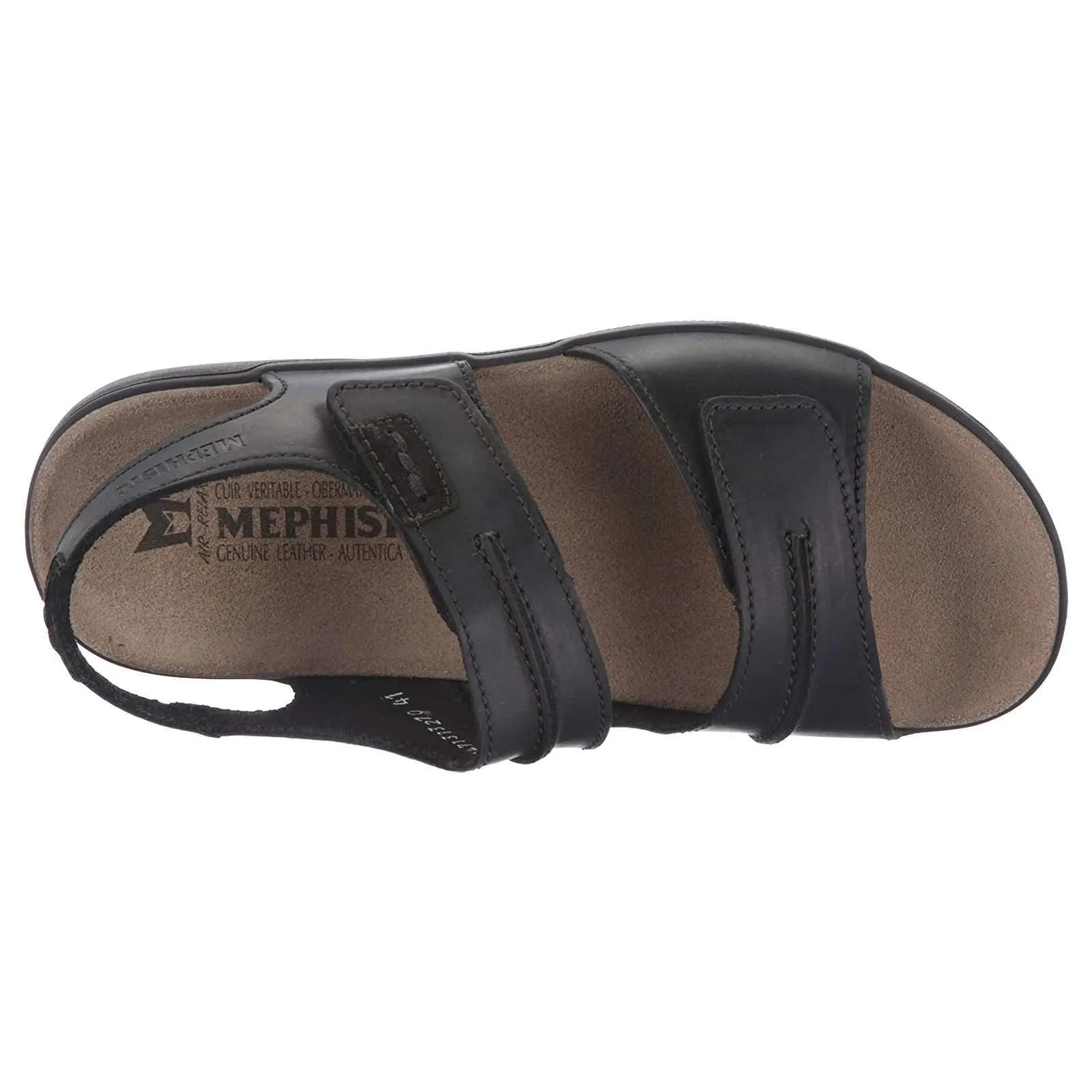 Sagun Full Grain Leather Men's Velcro Sandals
