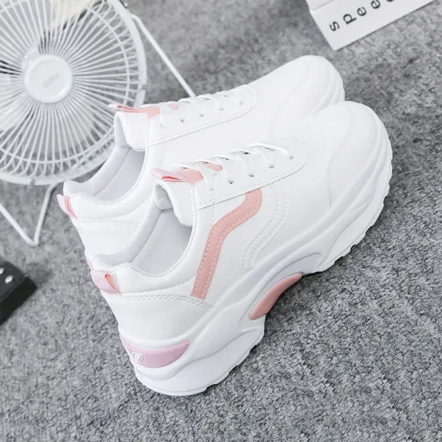 Sneakers Platform, Chunky Thick Sole, Outdoor Sports~Zapatos De Mujer