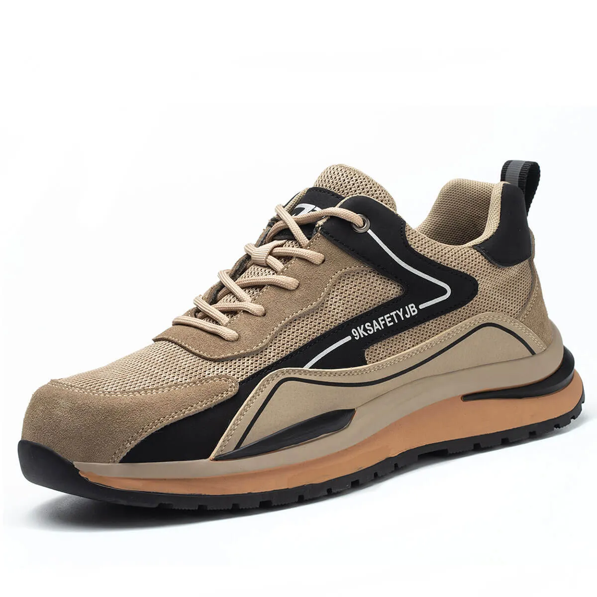 Steel Toe Shoes for Men and Women Lightweight Comfortable Work Safety Puncture Shoes Slip Proof Resistant Indestructible Sneakers Construction Work Utility Shoes