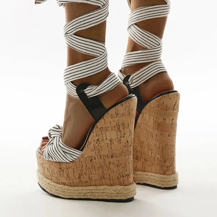 Tangled Lies Pump Sandals