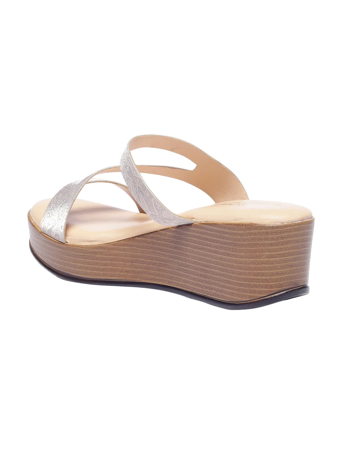 Tanni Pink Wedge Heels