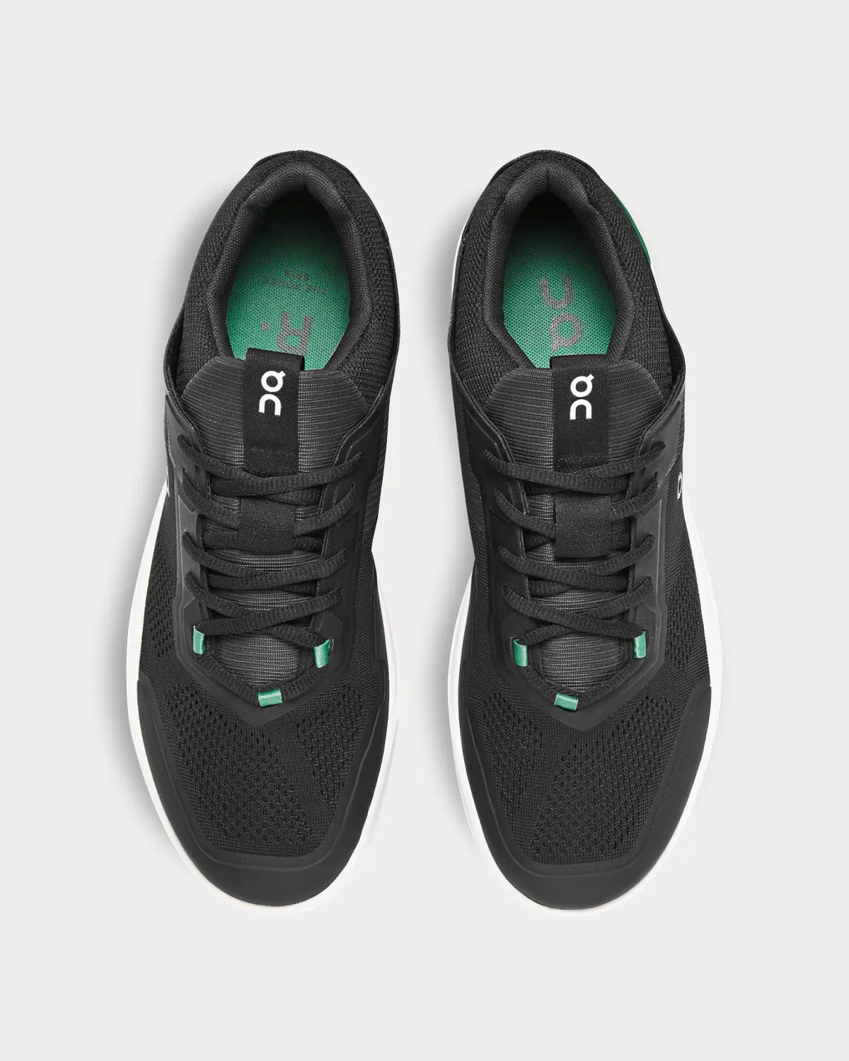The Roger Spin Black / Green Low Top Sneakers