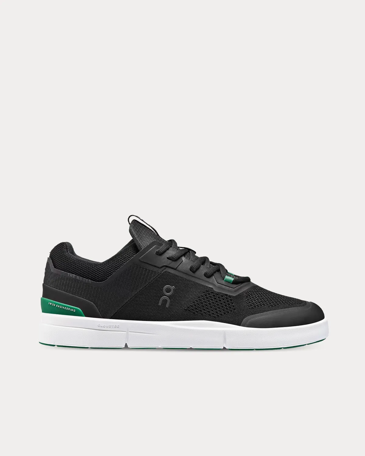 The Roger Spin Black / Green Low Top Sneakers
