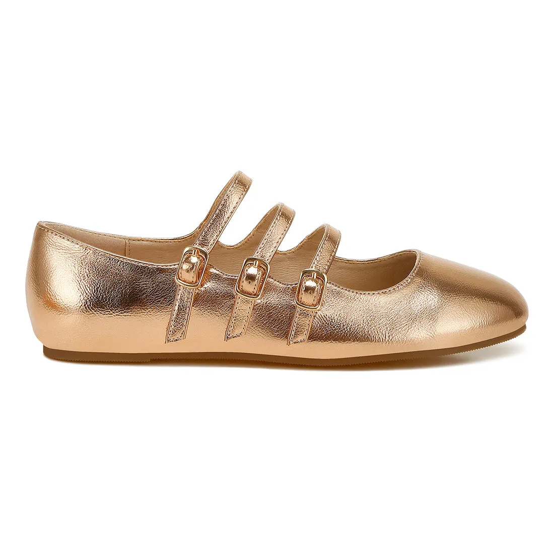 Triple Strap Mary Jane Sandals