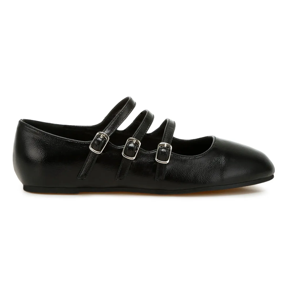 Triple Strap Mary Jane Sandals