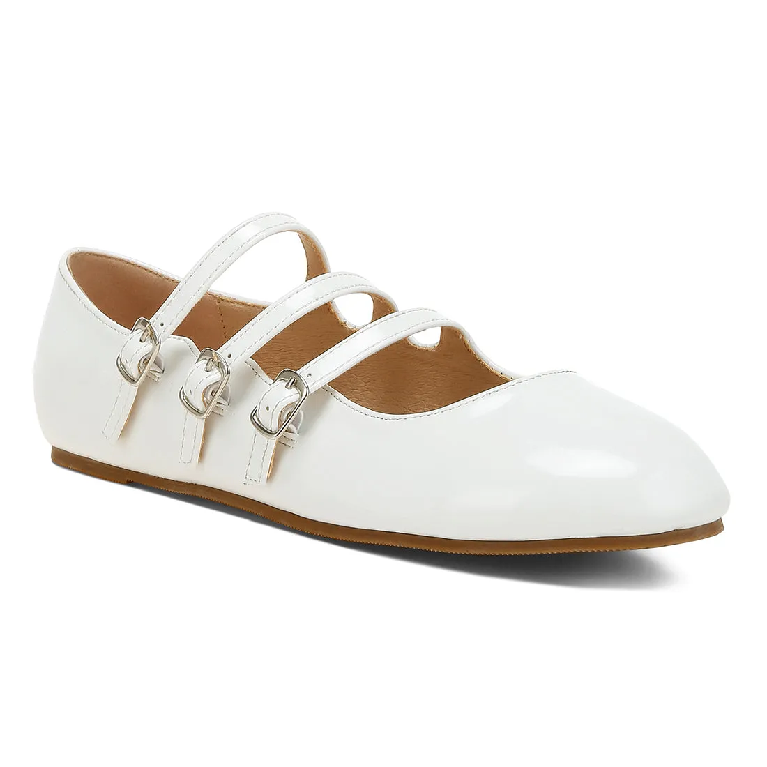 Triple Strap Mary Jane Sandals