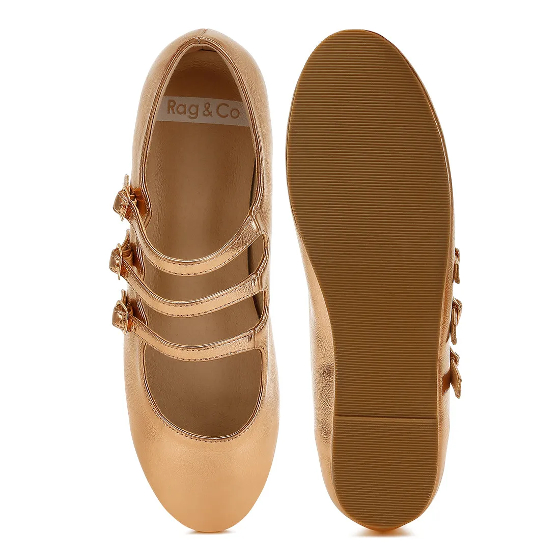 Triple Strap Mary Jane Sandals