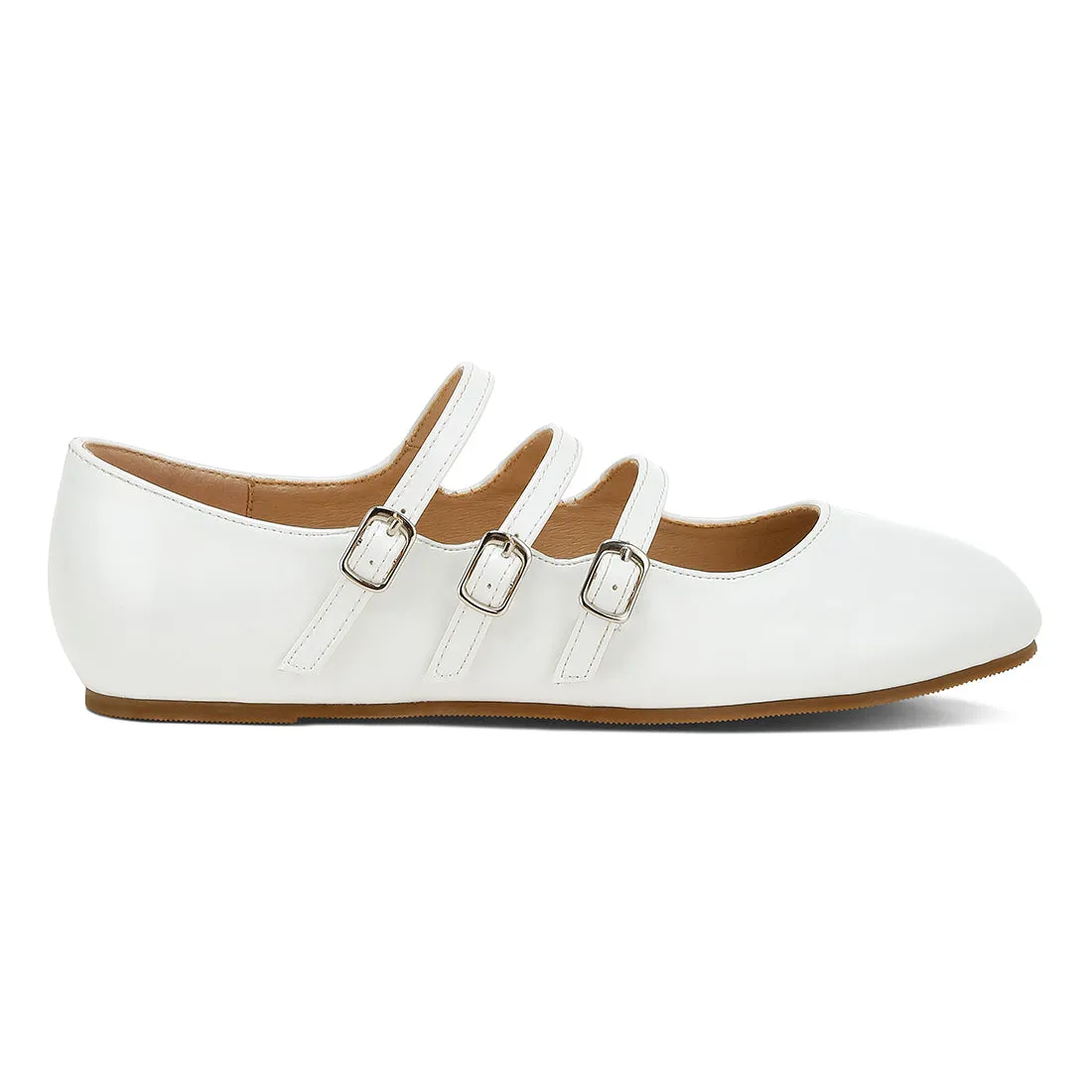 Triple Strap Mary Jane Sandals