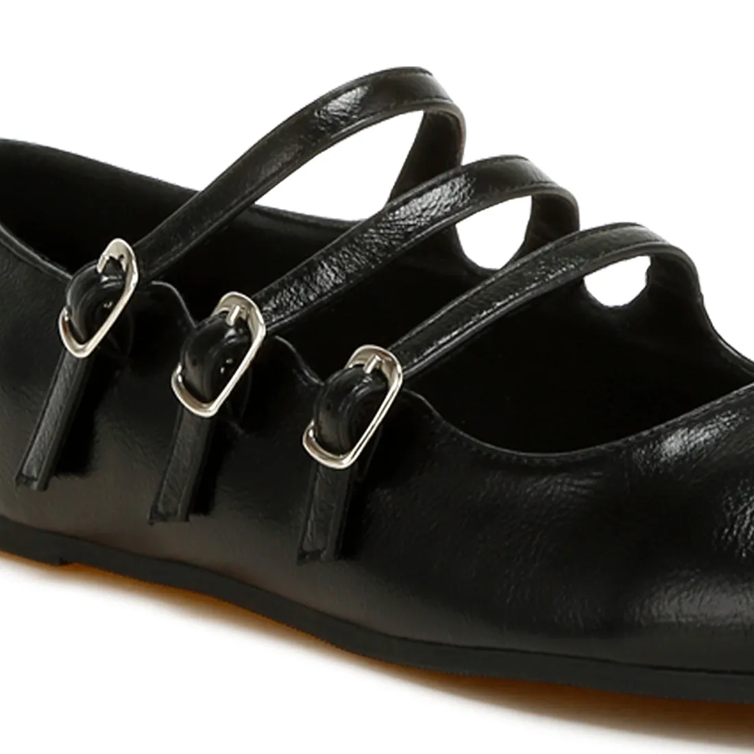 Triple Strap Mary Jane Sandals