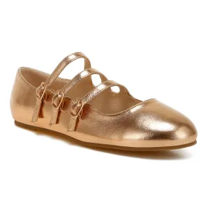 Triple Strap Mary Jane Sandals
