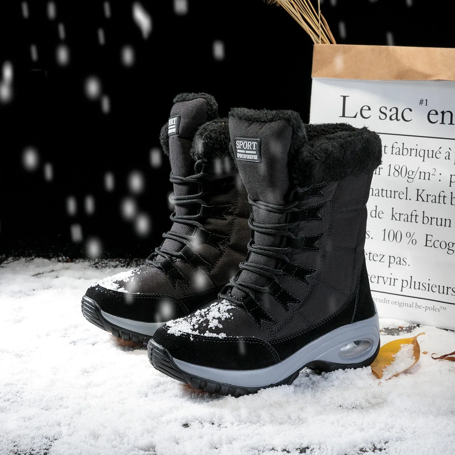 Warm Winter Snow Boots