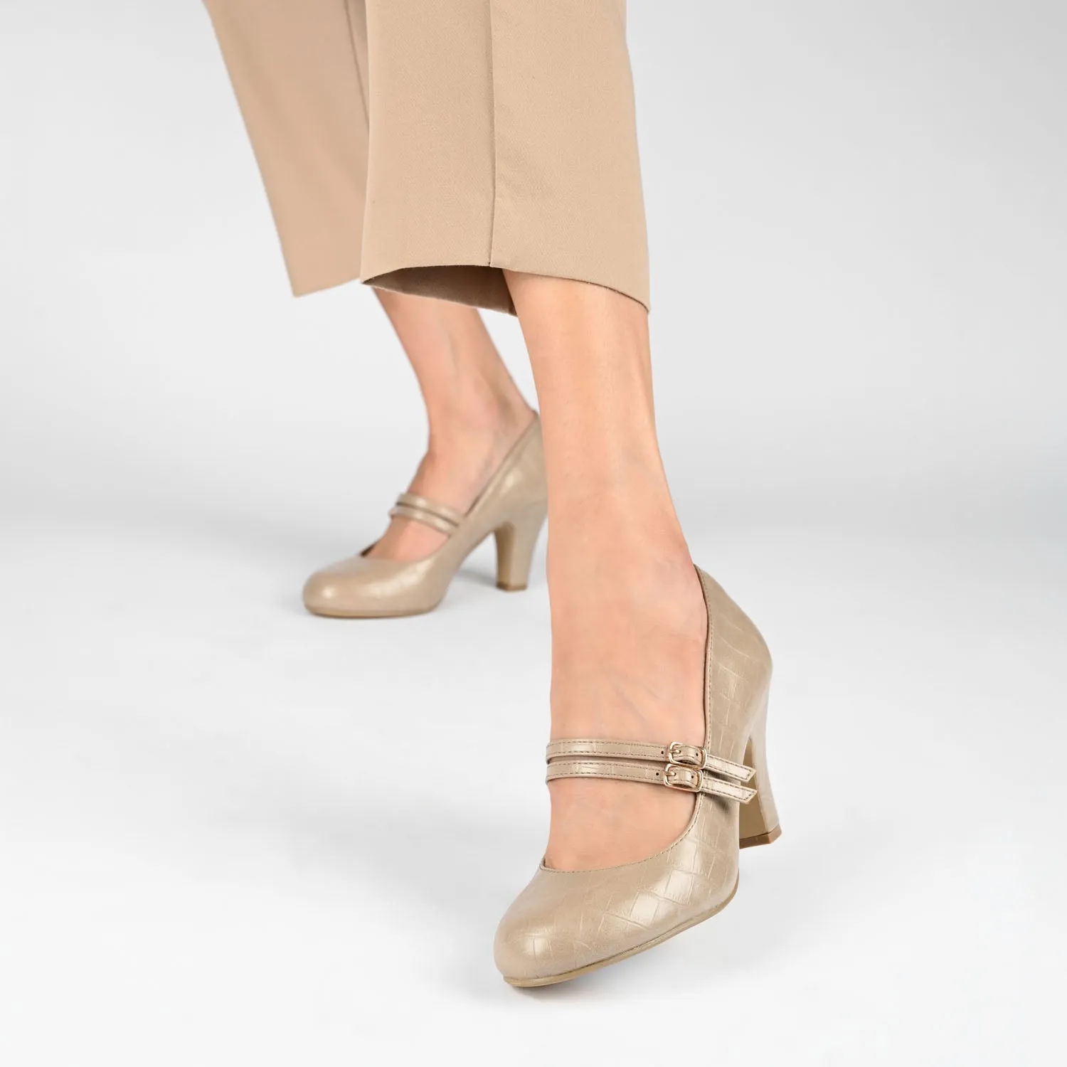WINDY MARY JANE PUMP HEELS IN CROCO