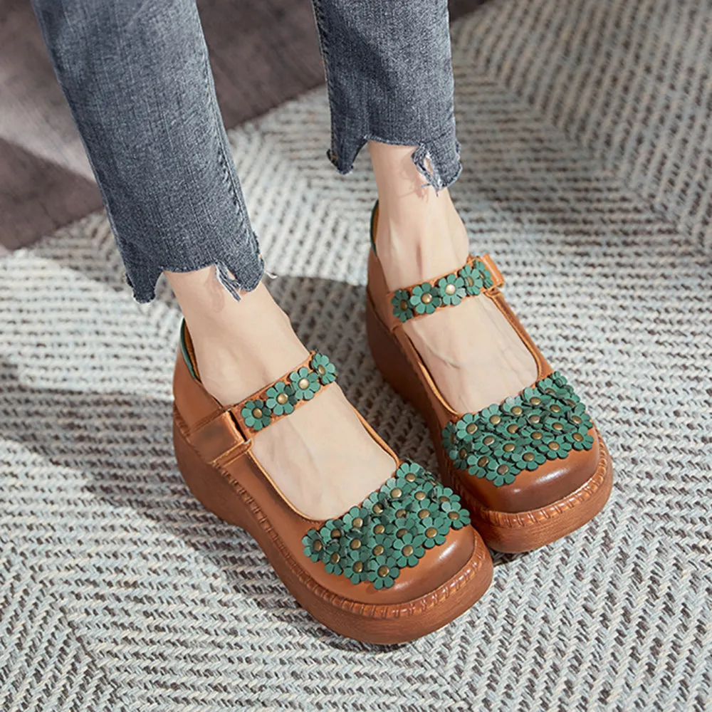Women Platform Fashion Casual Cross Strap Wedge Sandals