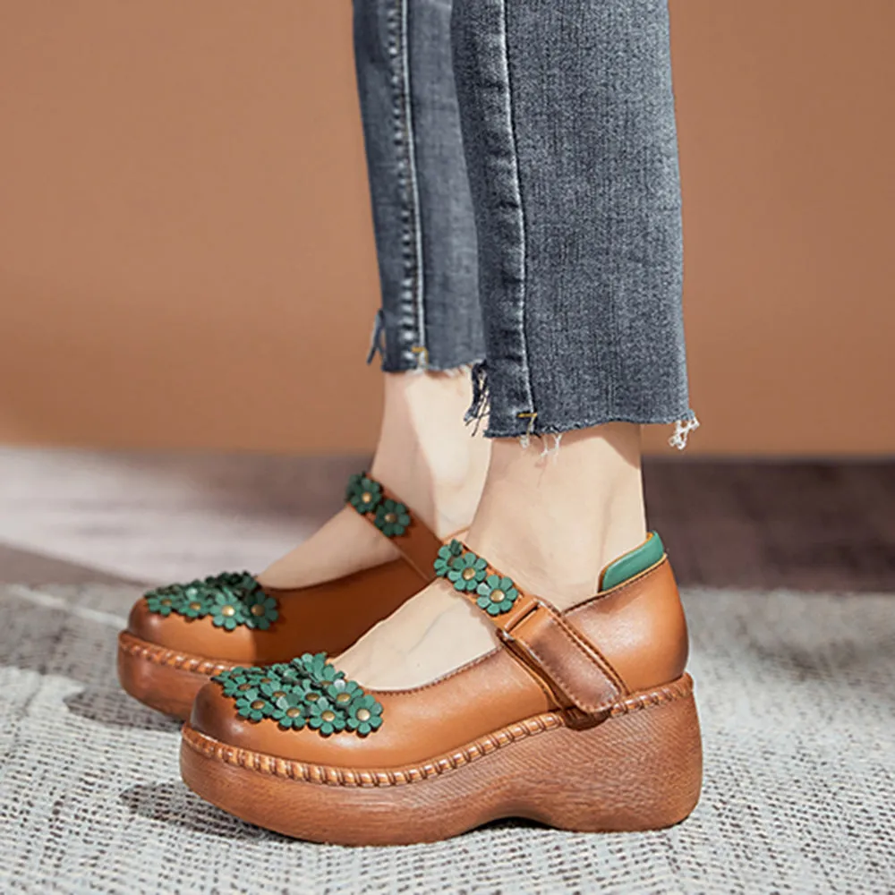 Women Platform Fashion Casual Cross Strap Wedge Sandals