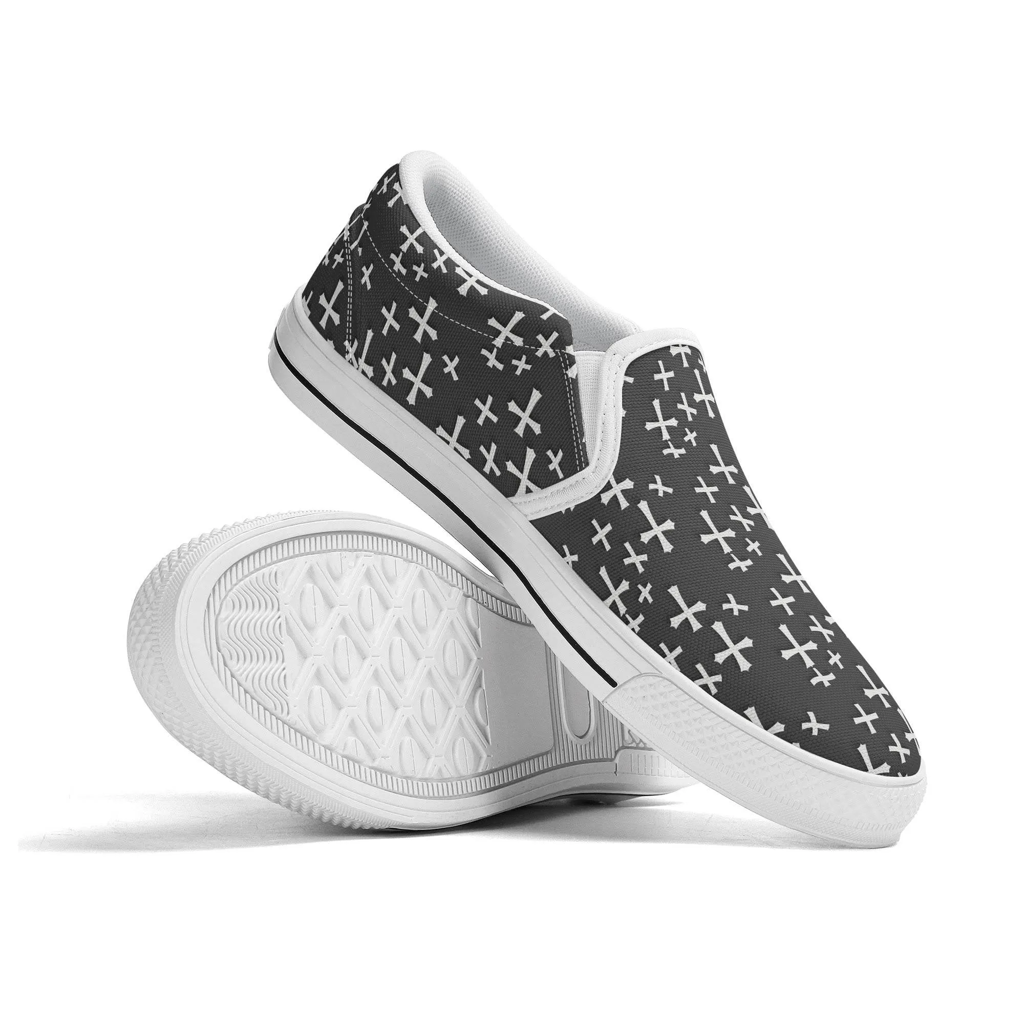 Womens Crosses Rubber Slip On Shoes