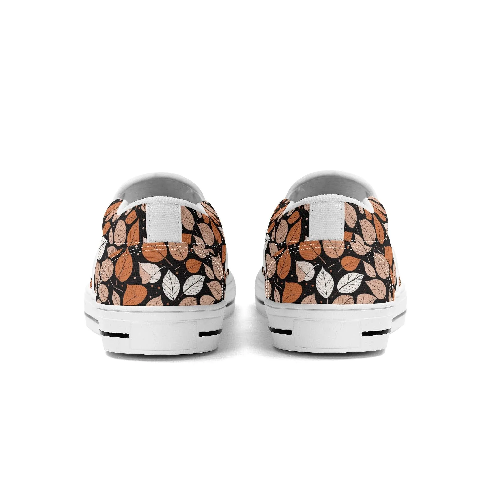 Womens Dark Leaves Rubber Slip On Shoes