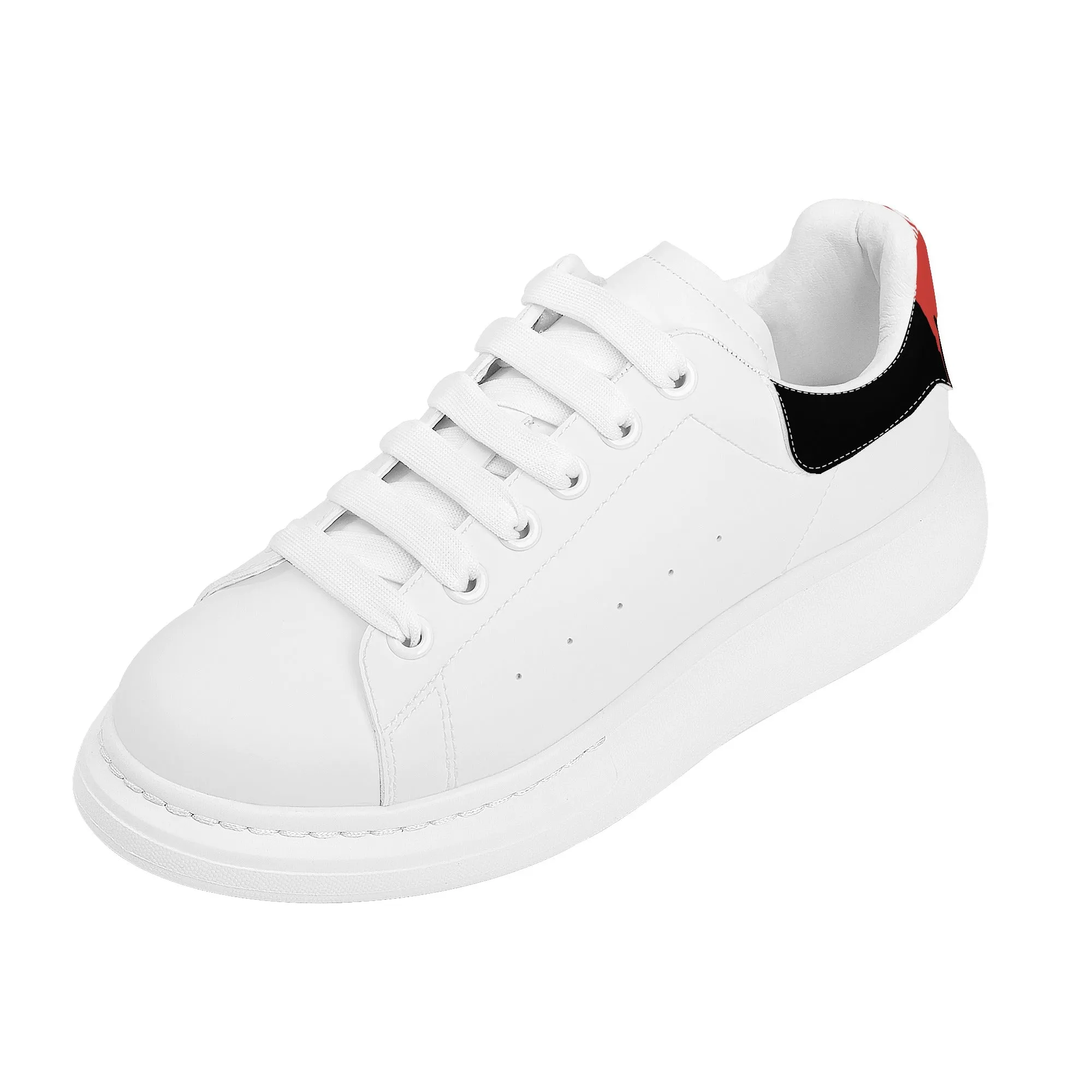Womens White FCS Low Top Chunky